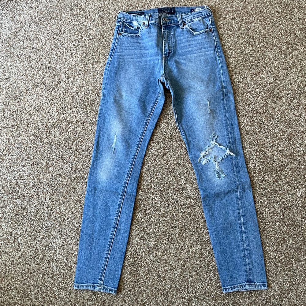 Lucky brand OTRA Bridget skinny, distressed jeans